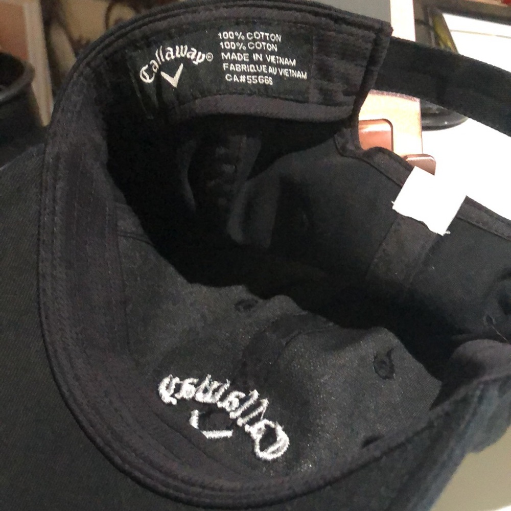 Callaway Men’s Black Adjustable Hat Cap - Picture 4 of 4
